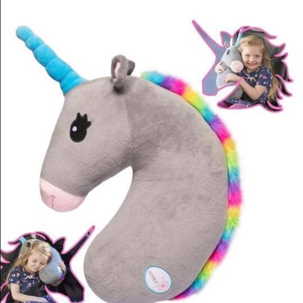 Unicorn car pillow